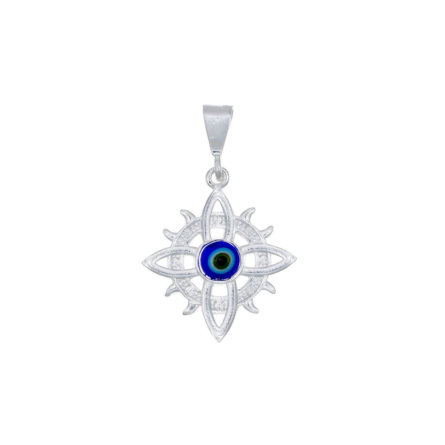 Dije Nudo de Bruja con Ojo Turco