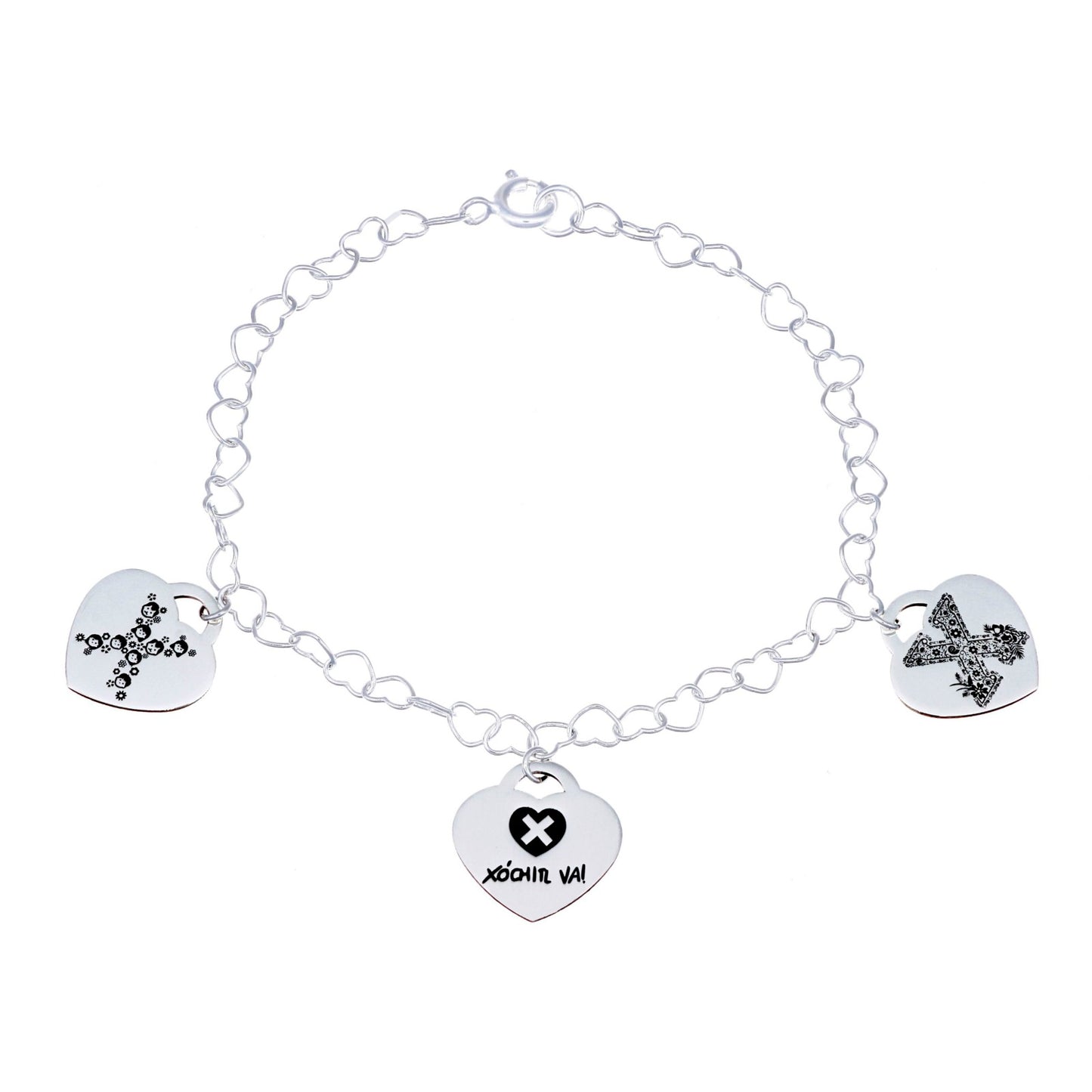 Pulsera Corazones